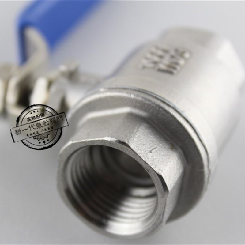 304不锈钢二片式球阀内外丝家用水管内螺纹阀门开关4分6一寸DN15