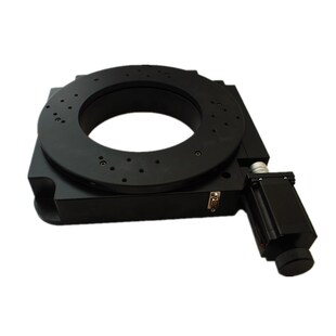 NT04RA300M精密电动旋转台 光学旋转 步进工作台 刻度 中空回转台