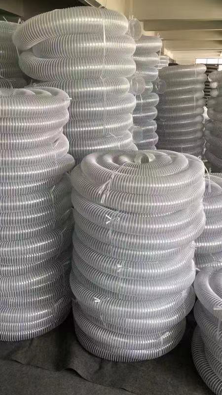 PVC钢丝管伸缩软管风管吸尘管木工管雕刻机除尘管道塑料管波纹管