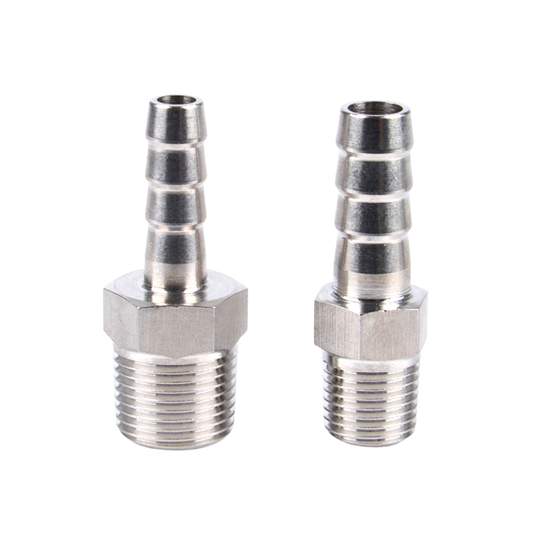 304不锈钢外丝宝塔接头螺纹皮管变径接头水管软管接头配件2分4分