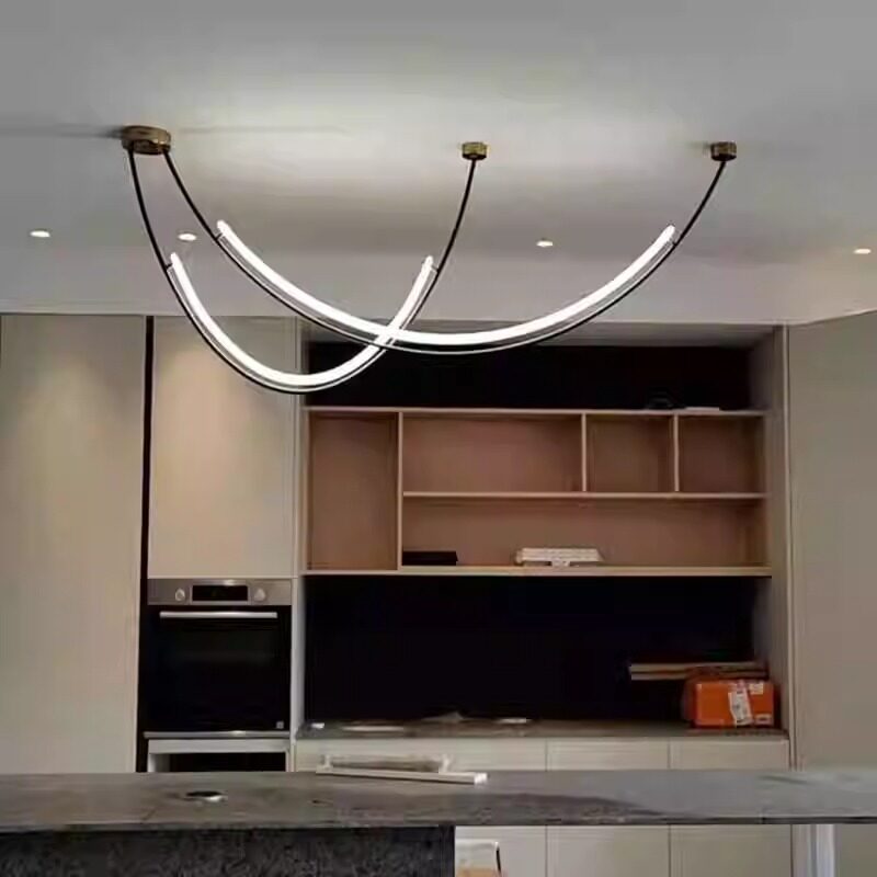 Light Structure设计师创意个性艺术吊灯现代简约样板房餐厅马扎