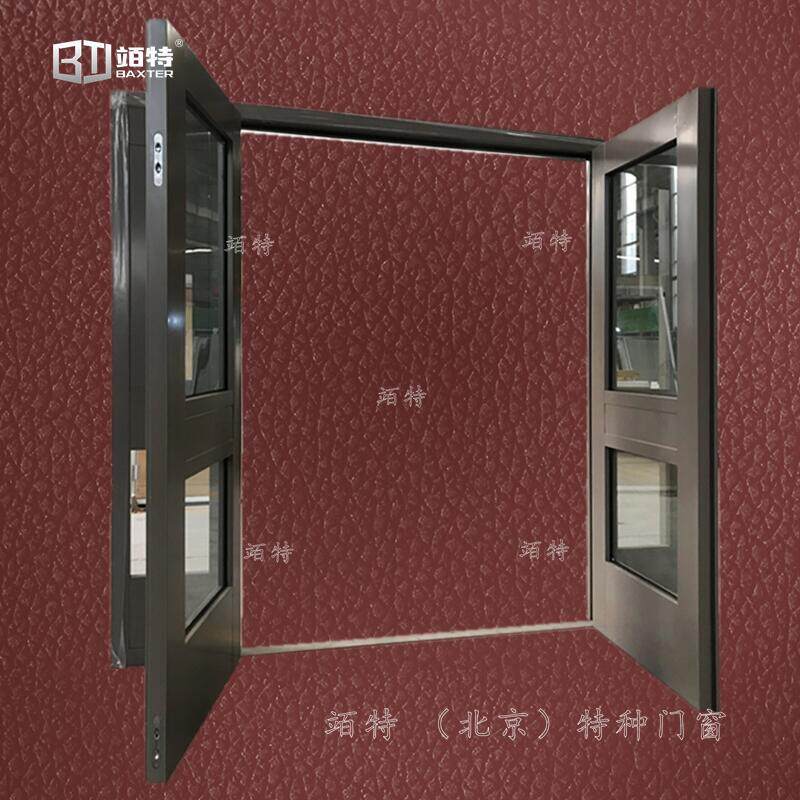 防盗对讲楼宇门   公寓钢制单元楼宇门供应厂家