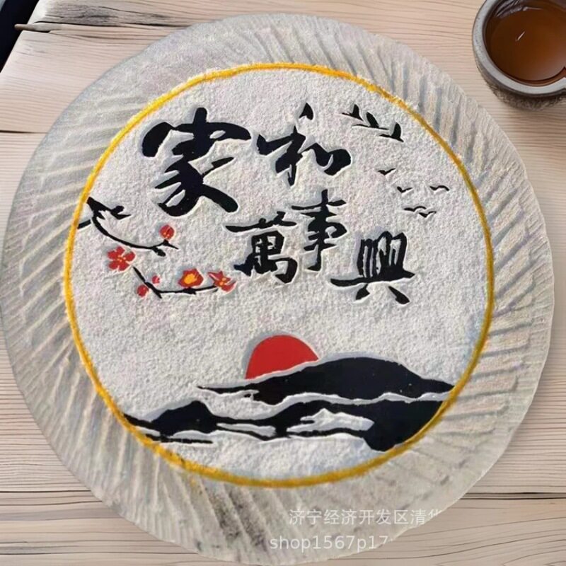 复古老石磨雕刻景区摆件