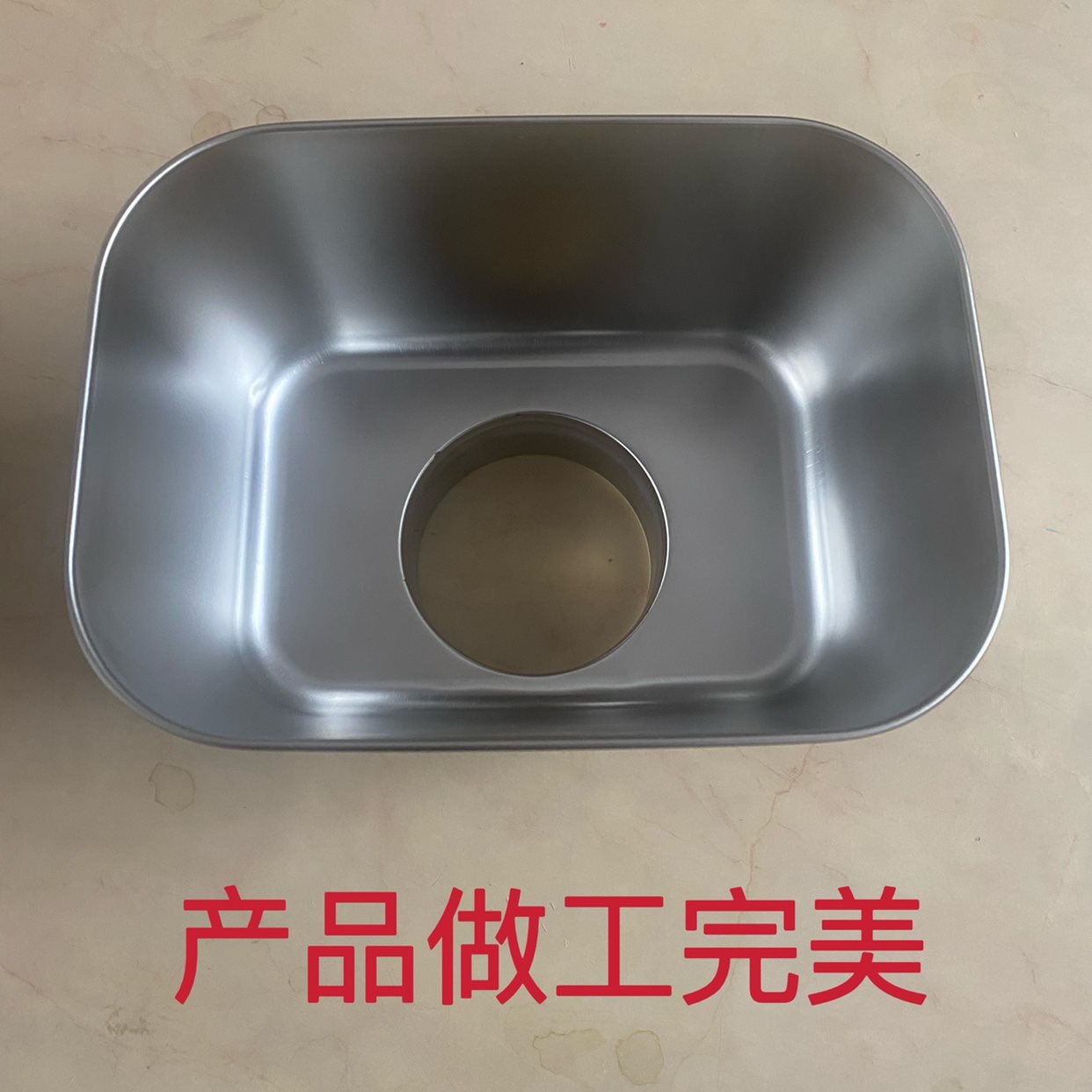 批304不锈钢雨水斗屋檐落水斗DN75PVC排水管方形接水漏斗雨水管漏