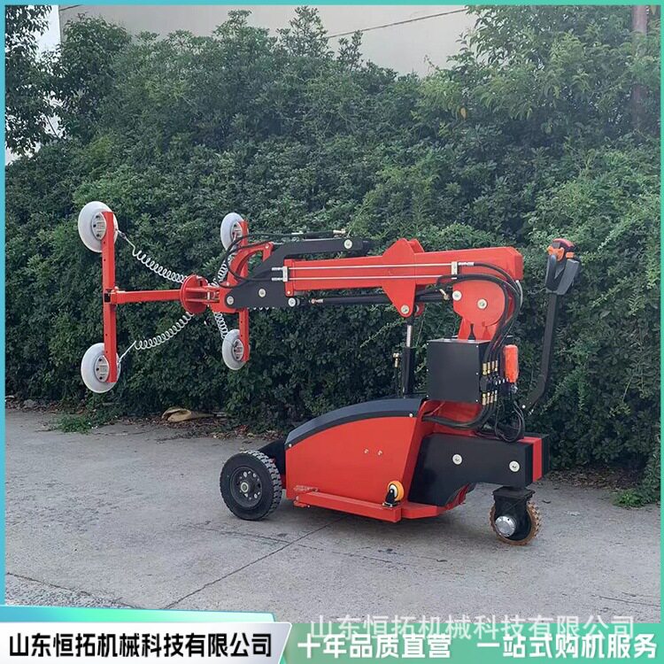 玻璃安装机械臂电动玻璃安装机械设备玻璃吸盘车手推式可翻转