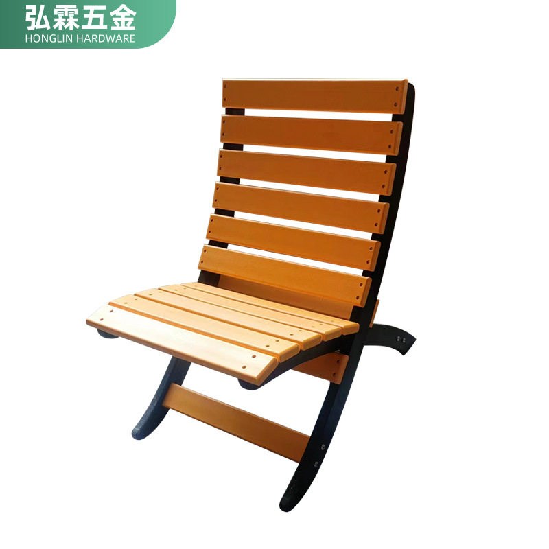 户外实木沙滩躺椅组合
