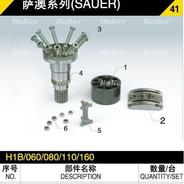 供应萨澳 H1B110 缸体、柱塞、配油盘、回程盘等液压配件