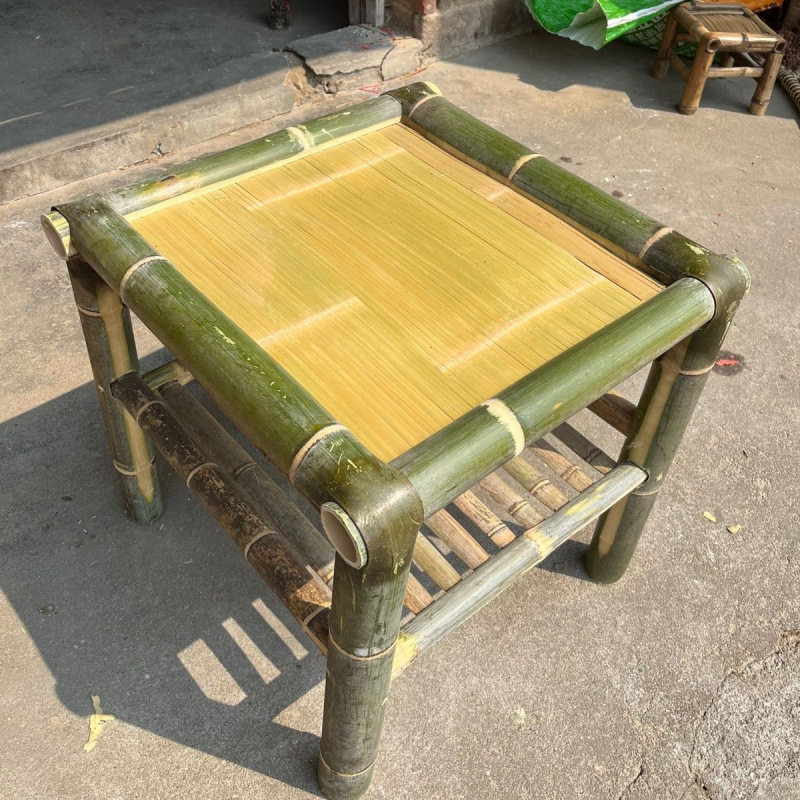 手工竹编茶几桌椅阳台庭院