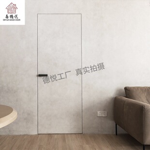 南京工厂暗门一门到顶极简门隐形门实木门卧室木门室内门无框门