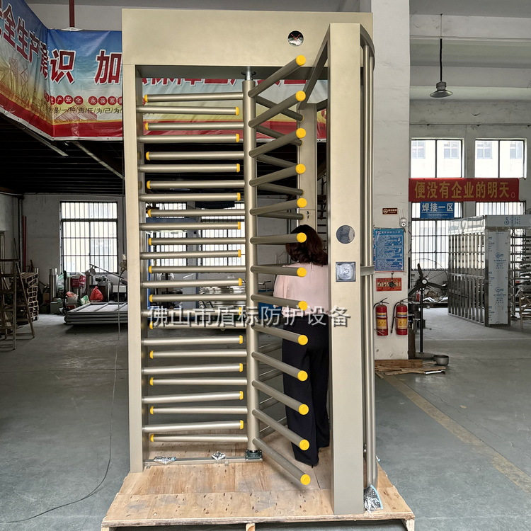 工厂定制全高转闸单通道三翼电动旋转门仓库公司食堂进出口栅拦門