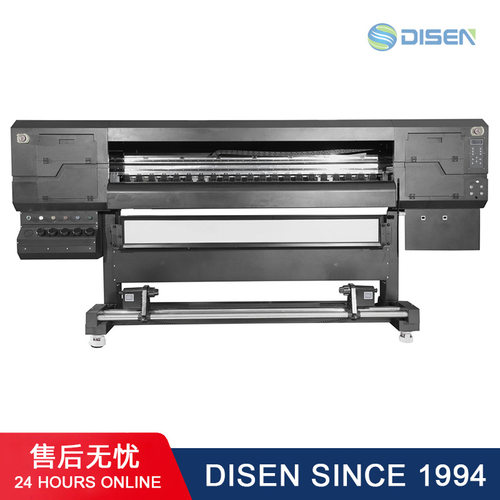 2000U广告喷绘灯箱布UV软膜打印机UV喷绘卷材机车贴打印UV软膜机