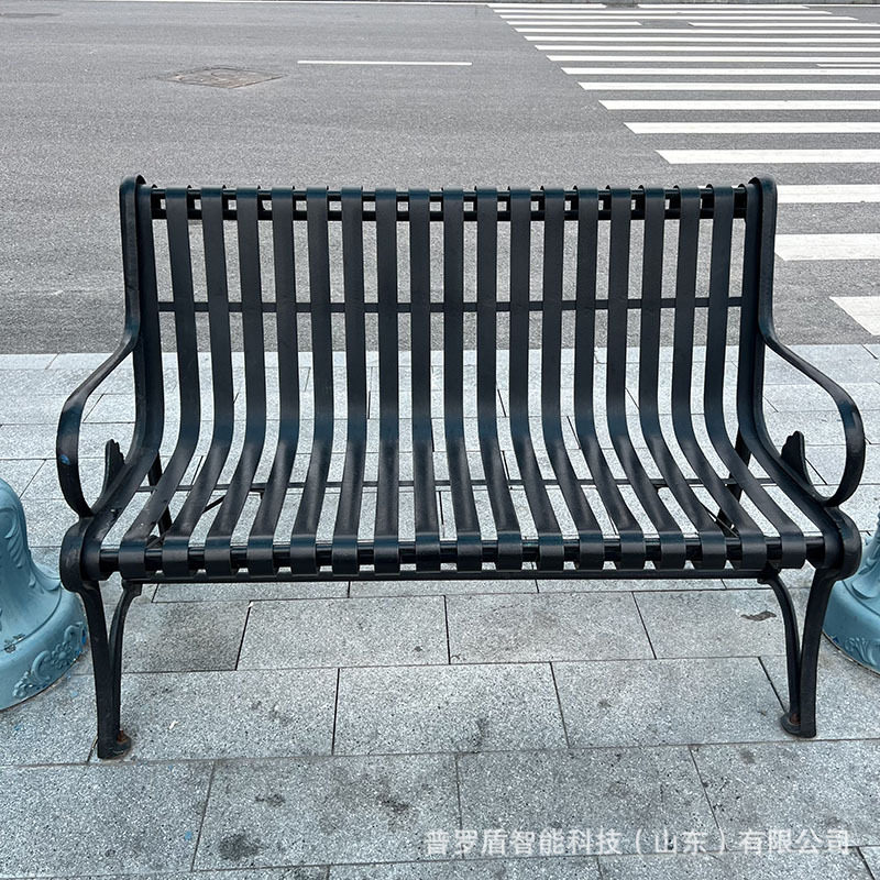 户外公园街道铁艺长椅