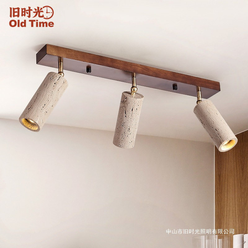 奶油风复古LED明装筒灯