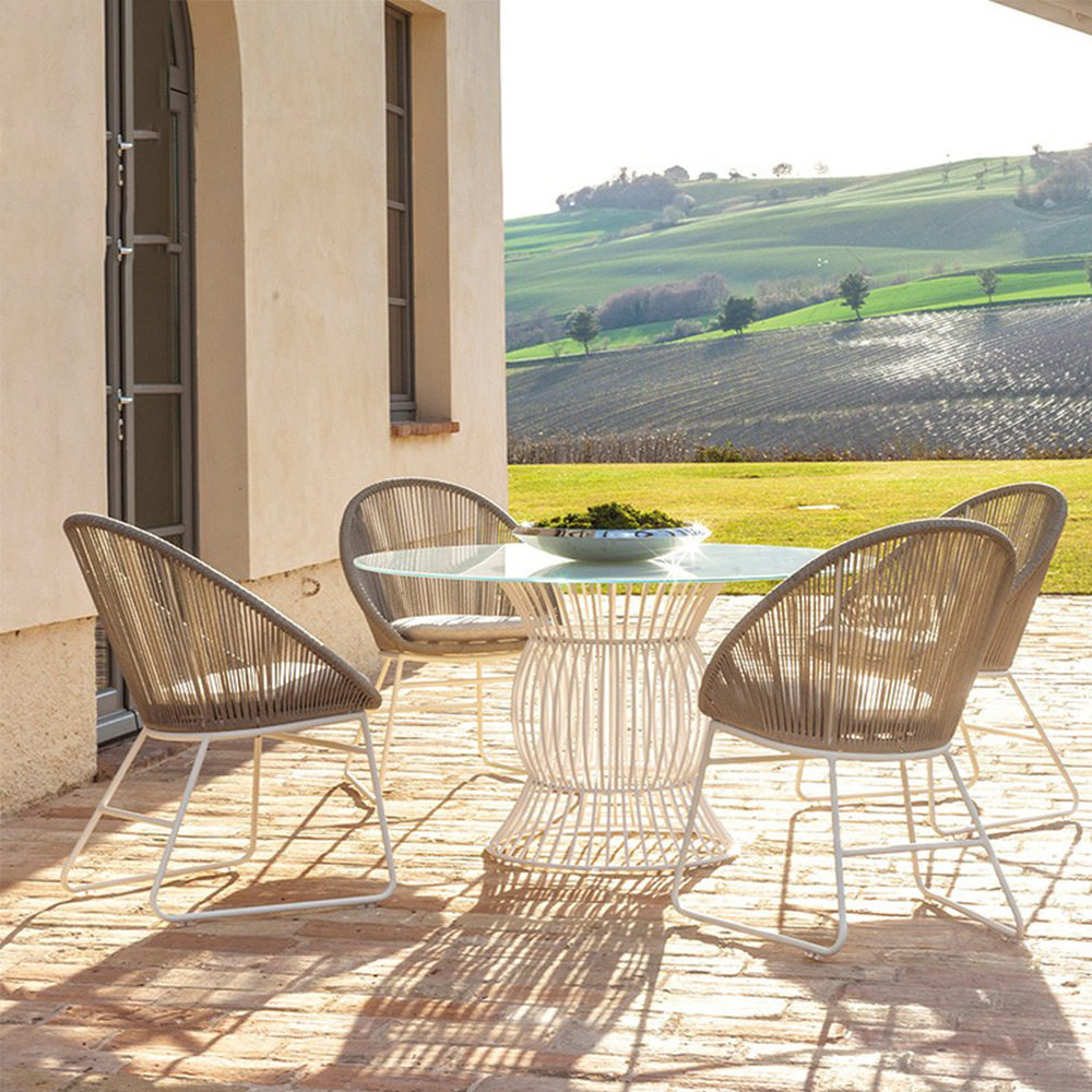 户外桌椅阳台藤椅网红茶几三件套单人休闲家具沙发室外庭院藤编椅