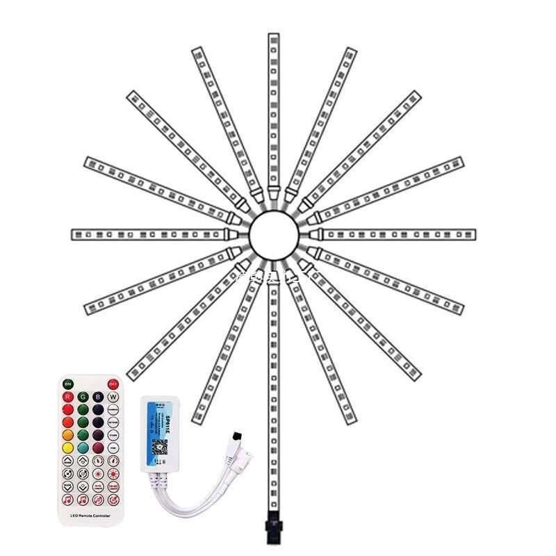 2026防水七彩声控节奏礼花灯