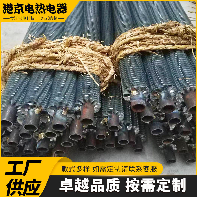 直型干烧不锈钢翅片电热管