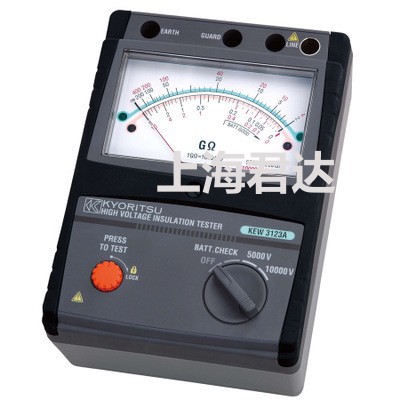 正品销售日本共立3123A模拟式高压绝缘电阻计