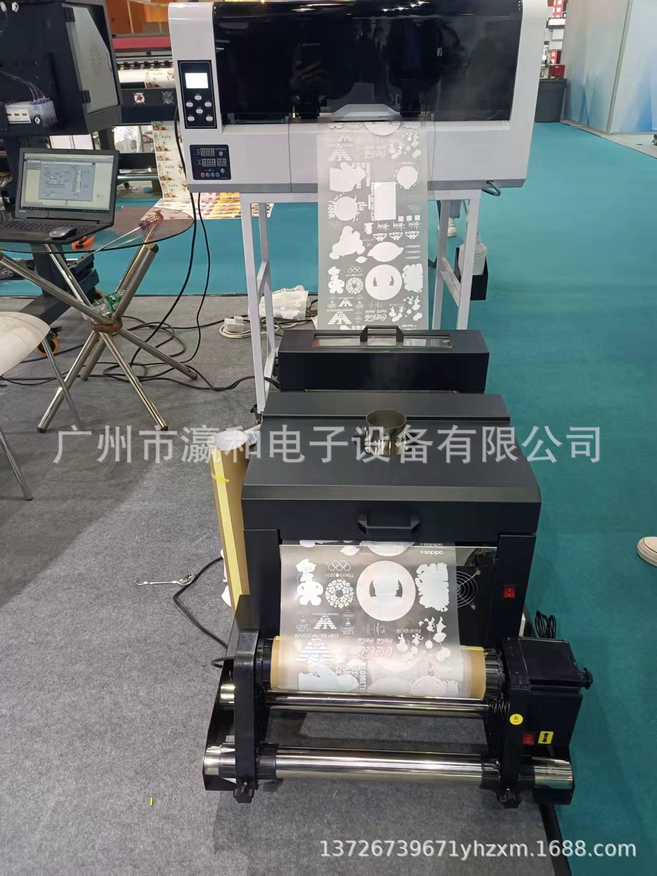 双头DTFT恤热压烫画打印机