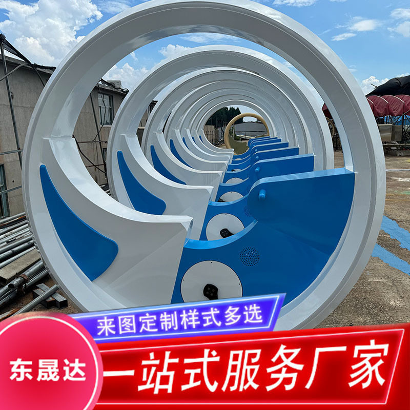 户外脚踏发电单车 户外景区不锈钢景脚踏发电七彩灯光互动单车