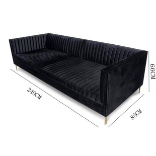 北欧轻奢现代三人小户型网红公寓别墅区大平层休闲沙发影楼沙发