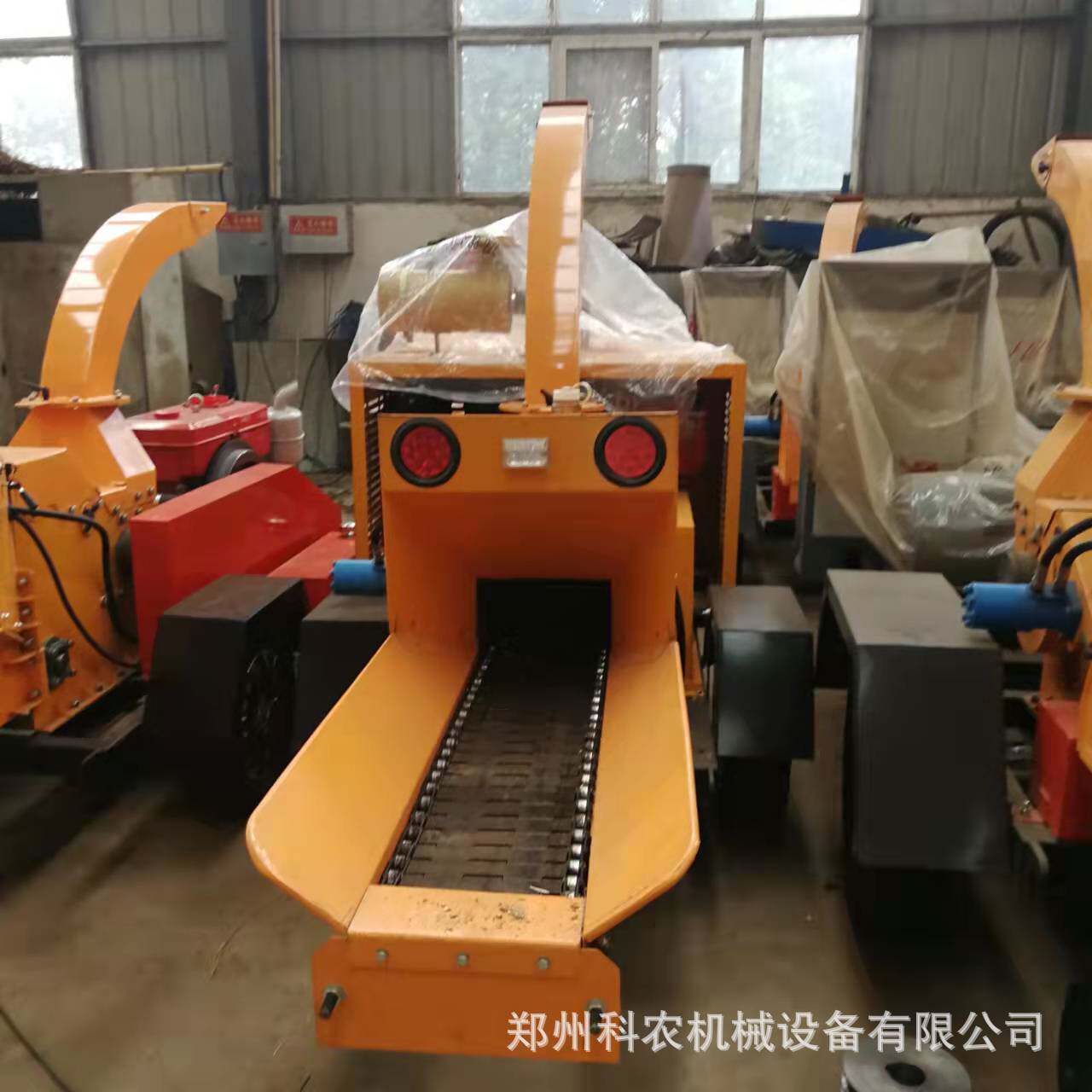 柴油机移动式粗细树干树枝粉碎机绿化树枝垃圾粉碎机现货充足
