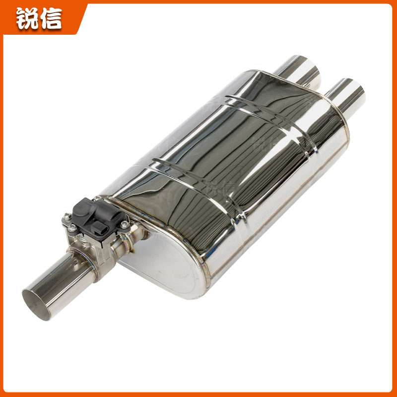 汽车改装排气阀门 可调声阀门鼓 可变排气管通用鼓边进双出单阀门