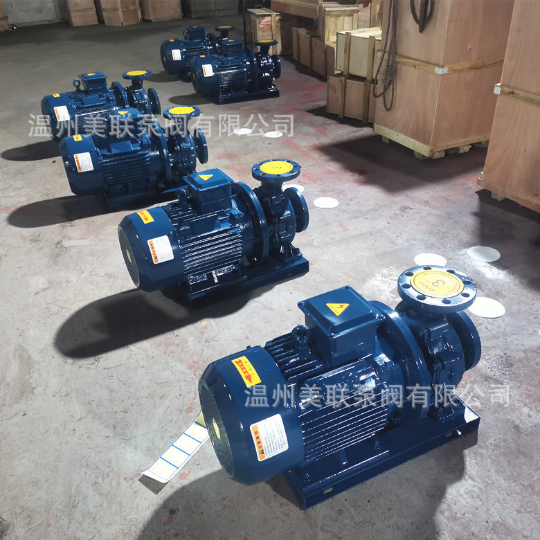 ISW100-400（I）A卧式管道泵 冷热水管道离心泵 增压循环泵