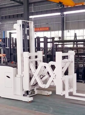 1.5吨站驾双剪刀叉前移式电动叉车CQD15货叉伸缩堆高车托盘堆垛机