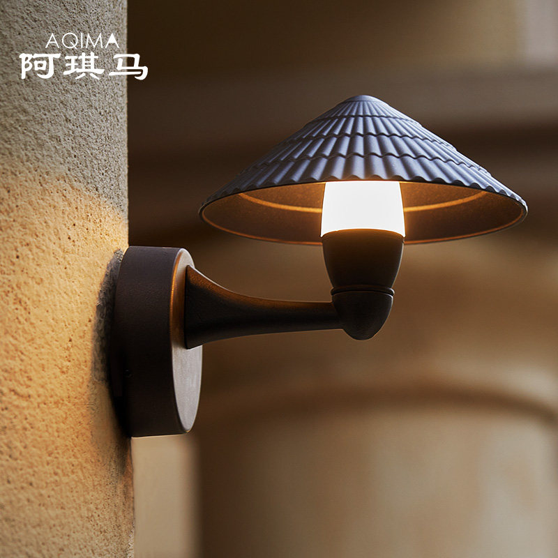 户外壁灯防水庭院灯超亮大门灯接电款室外入户门前灯家用外墙壁灯