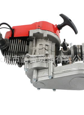 2冲程发动机总成 迷你摩托车ATV47cc49cc发动机红色启动器