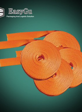 聚酯纤维丝编织打包带低延伸强度8000kg货物运输加固方倒塌