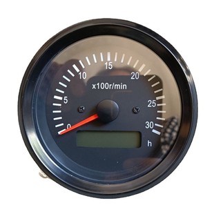 85mm转速计时表12v24v0 发电机发动机转速表可调节齿数 3000转速