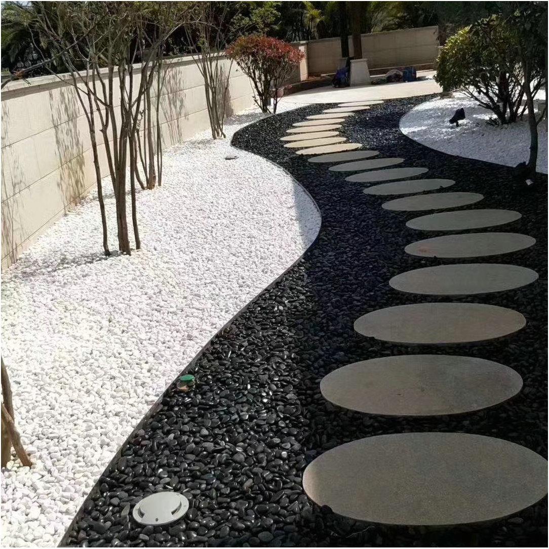 白色水洗石白色粘胶石雪花白石子白色鹅卵石工程用白色鹅卵石石子