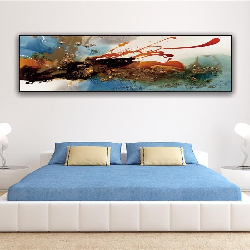 现代简约抽象装饰画 新款沙发背景墙画玄关走廊床头挂画风景