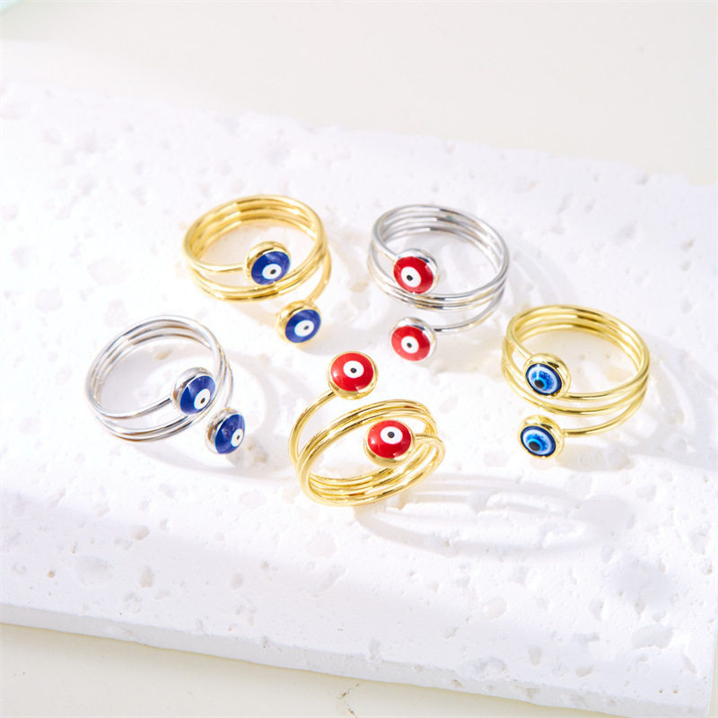 土耳其蓝眼睛戒指EvilEye
