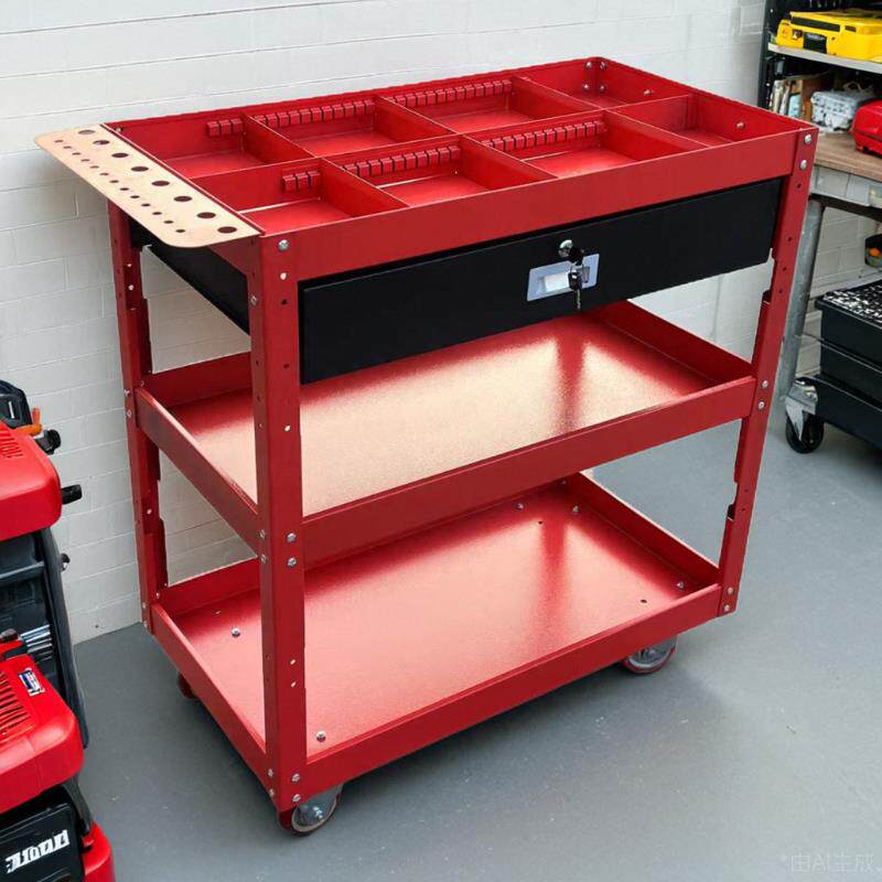 工业级重型超大三层工具车零件小推车车间装配周转搬运置物架