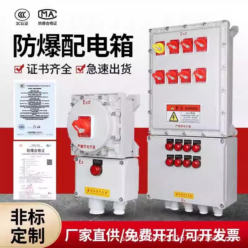 防爆配电箱接线箱铸铝控制箱动力照明仪表箱不锈钢检修电源插座箱