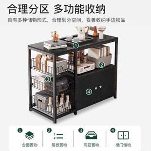 侧家用边几置物架小桌子茶桌边柜茶水柜厅简约现代茶几沙发边柜客