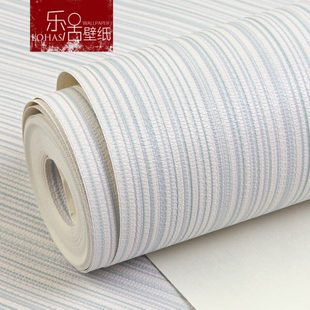 修北欧卧室客厅素色办公室背景墙房间竖条纹壁纸 墙纸非自粘店铺装