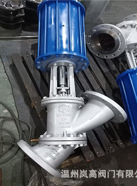 Y型料浆阀 J45Y-16C JS545Y-16C 放料阀门 DN65