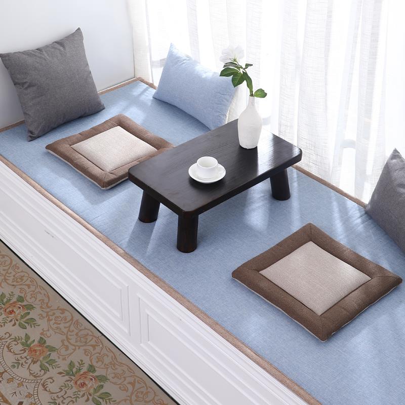 飘窗垫子窗台垫毯定做四季通用简约现代卧室阳台垫榻榻米坐垫夏季