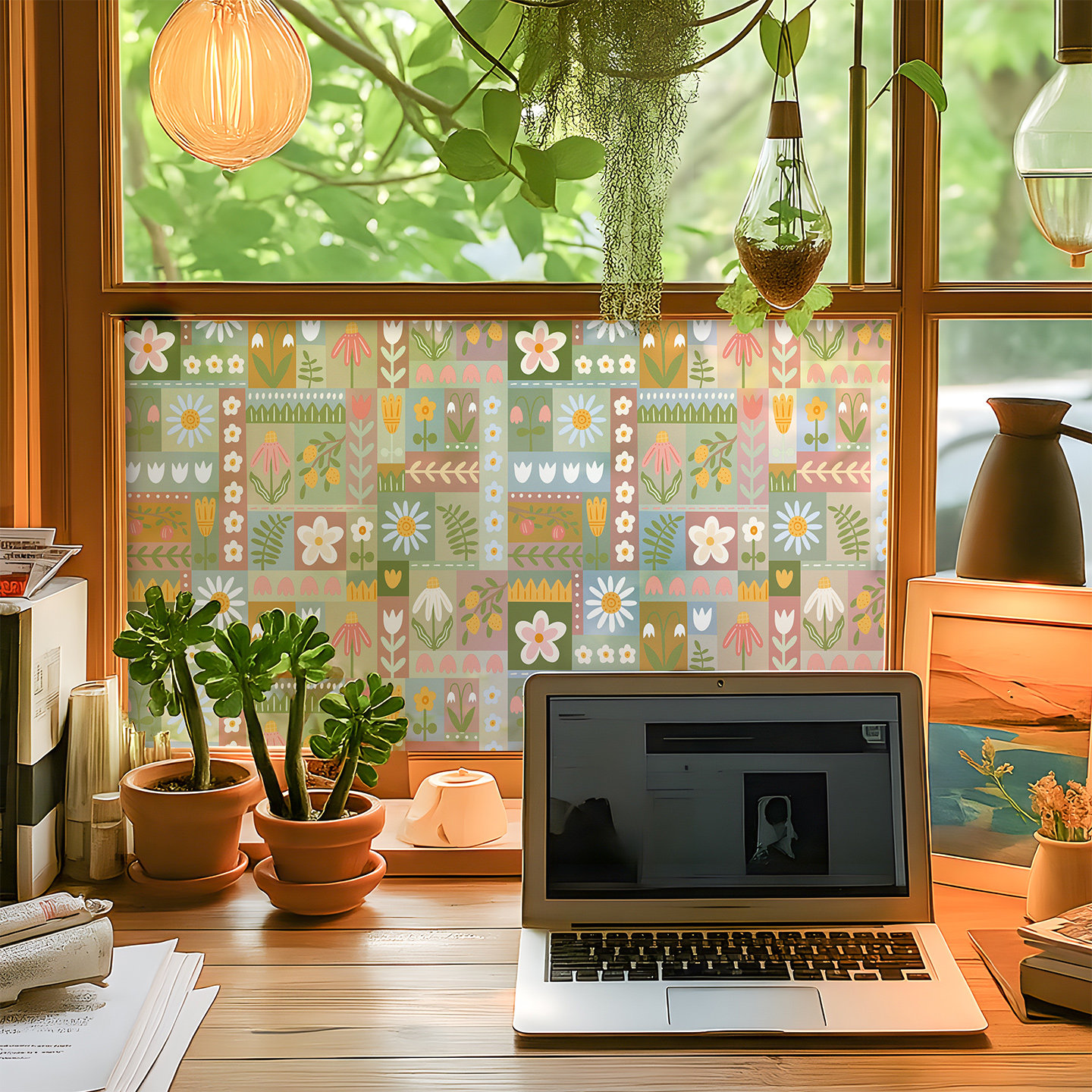 窗户玻璃贴纸多巴胺静电窗花贴膜卧室客厅飘窗可爱贴画装饰透光,家居饰品,玻璃膜/贴,淘宝优惠券,粉丝福利购,淘宝优惠卷