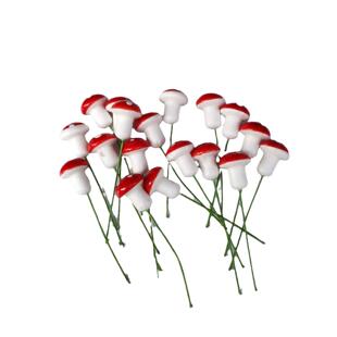 约2CM泡沫仿真蘑菇花园盆栽多肉盆景工艺人工植物装饰可爱小屋DIY