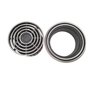 铝合金地板风口散流器圆形地板风口体育馆电影院承重型旋流风口