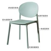 塑料椅子靠背餐桌椅加厚简约现代胶凳子办公书桌学习板凳家用餐椅