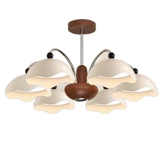 中古风蛋壳主灯美式简约复古高级感胡桃木色卧室书房灯饰客厅吊灯,家装灯饰光源,智能吊灯,淘宝优惠券,粉丝福利购,淘宝优惠卷