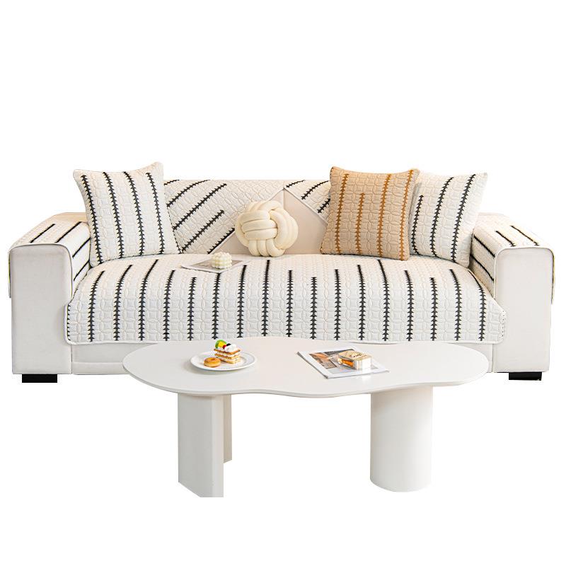 刺绣水洗背棉罩沙发垫四季通5用防滑坐垫子沙发套2hyfs-向02新款