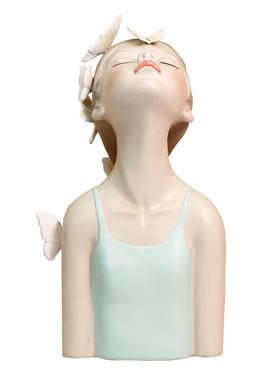 北欧手工轻奢女孩树脂工艺品ins摆件客厅家居电视柜桌面新装饰