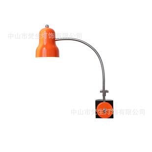 工业风夹子台灯床头书桌万向调节阅读复古桌面工作创意设计中古灯