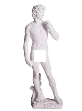 艺术人物大卫雕像创意仿石膏人体雕像工艺品素描画室装饰品